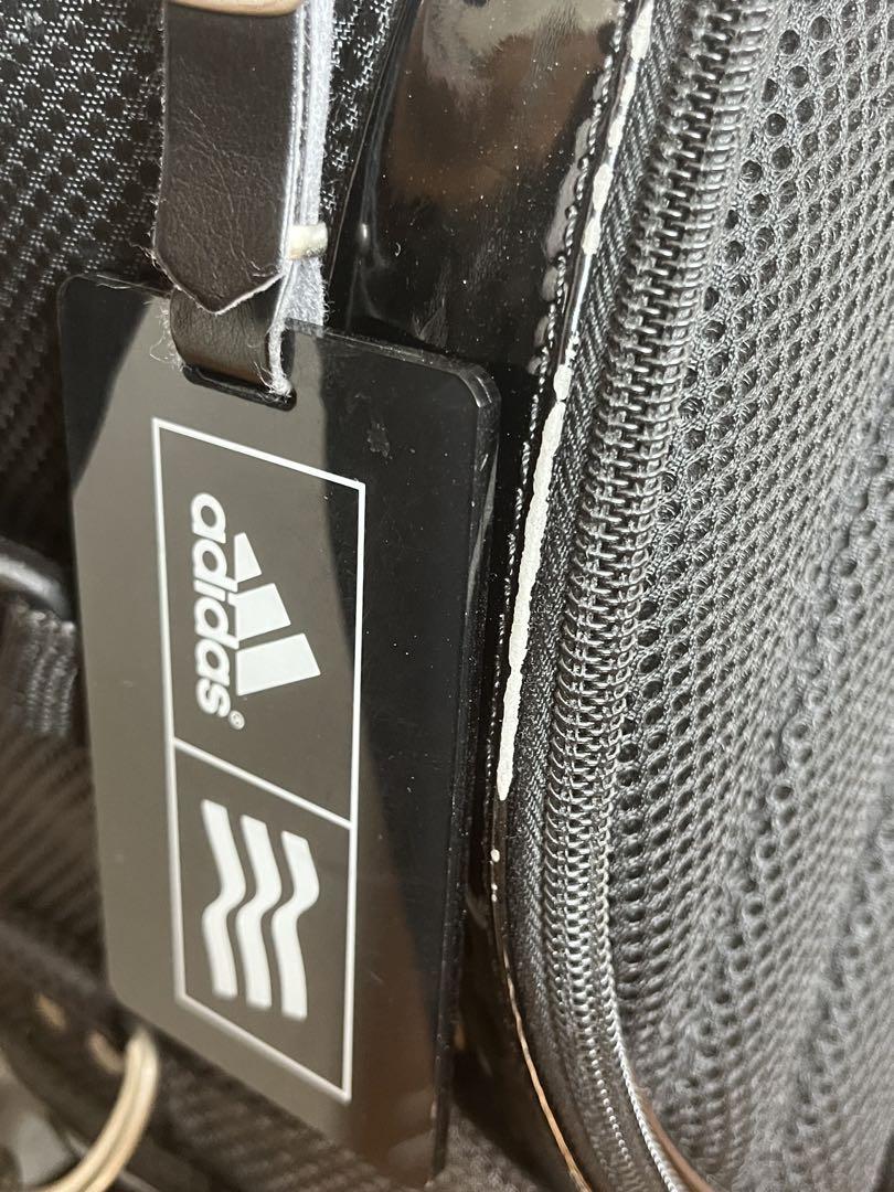 adidas ブラック キャディバッグ