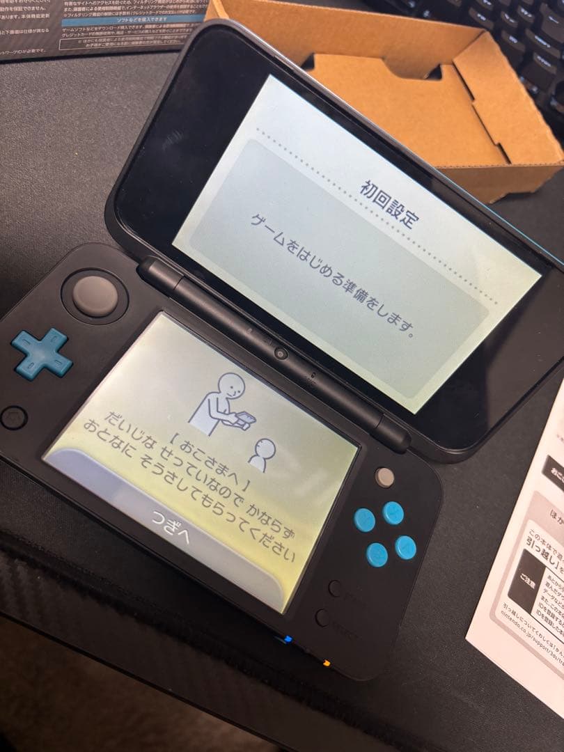大幅 げ New ニンテンドー2DS LL ブラックターコイズNintendo 3DS UP786_INFO