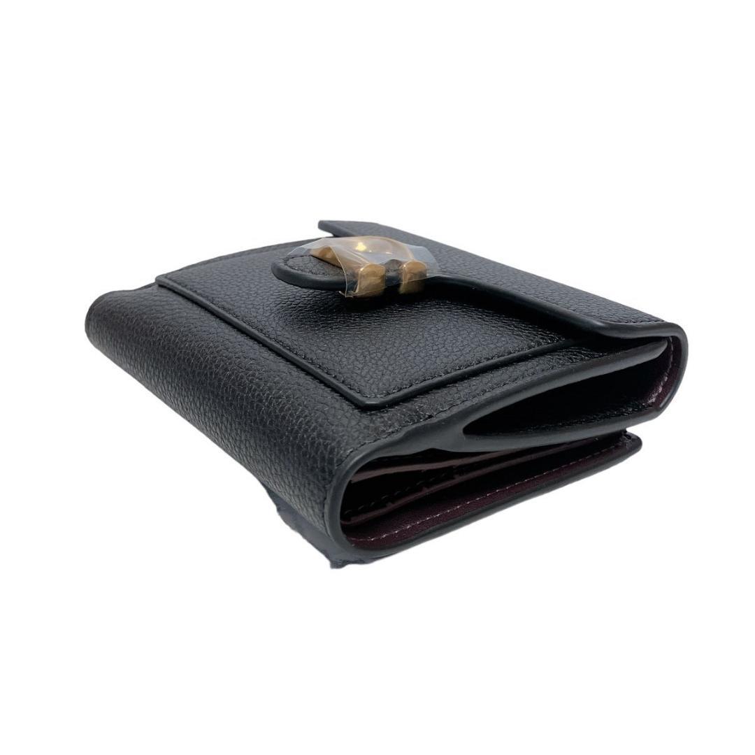 ☆新品☆ 【コーチ】 折財布 二つ折り 黒 レディース 76527 ブランド
