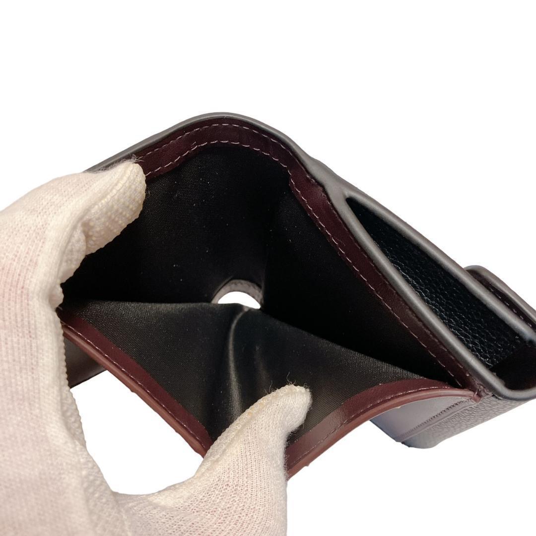 ☆新品☆ 【コーチ】 折財布 二つ折り 黒 レディース 76527 ブランド