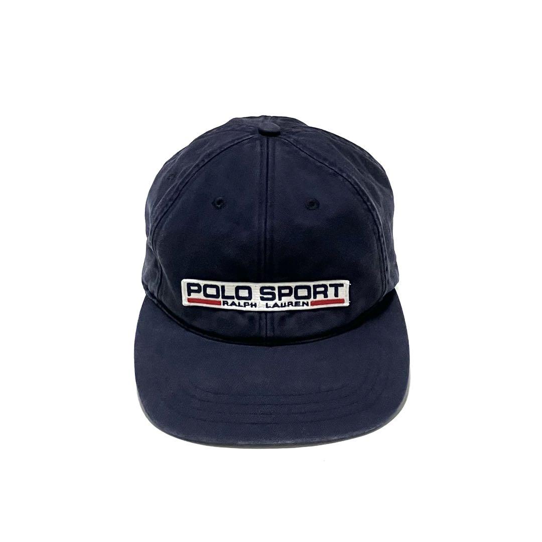 【2024年】高評価レビューアイテム特集 POLO SPORT ネイビー 90年代 90s コットンキャップ ポロスポーツ 帽子