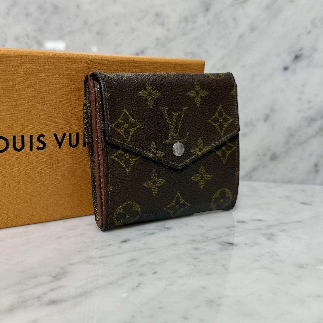 LOUIS VUITTON ルイヴィトン 二つ折り財布 モノグラム LETTER