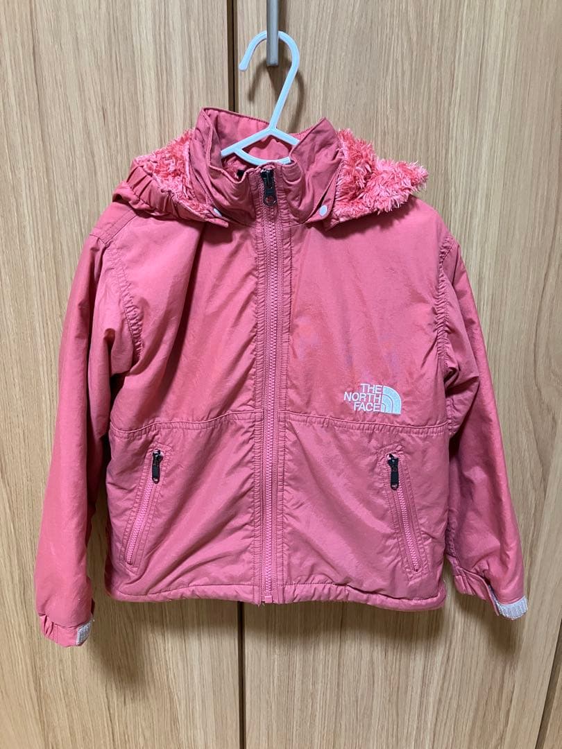 THE NORTH FACE フード付き中ボアジャケット ピンク