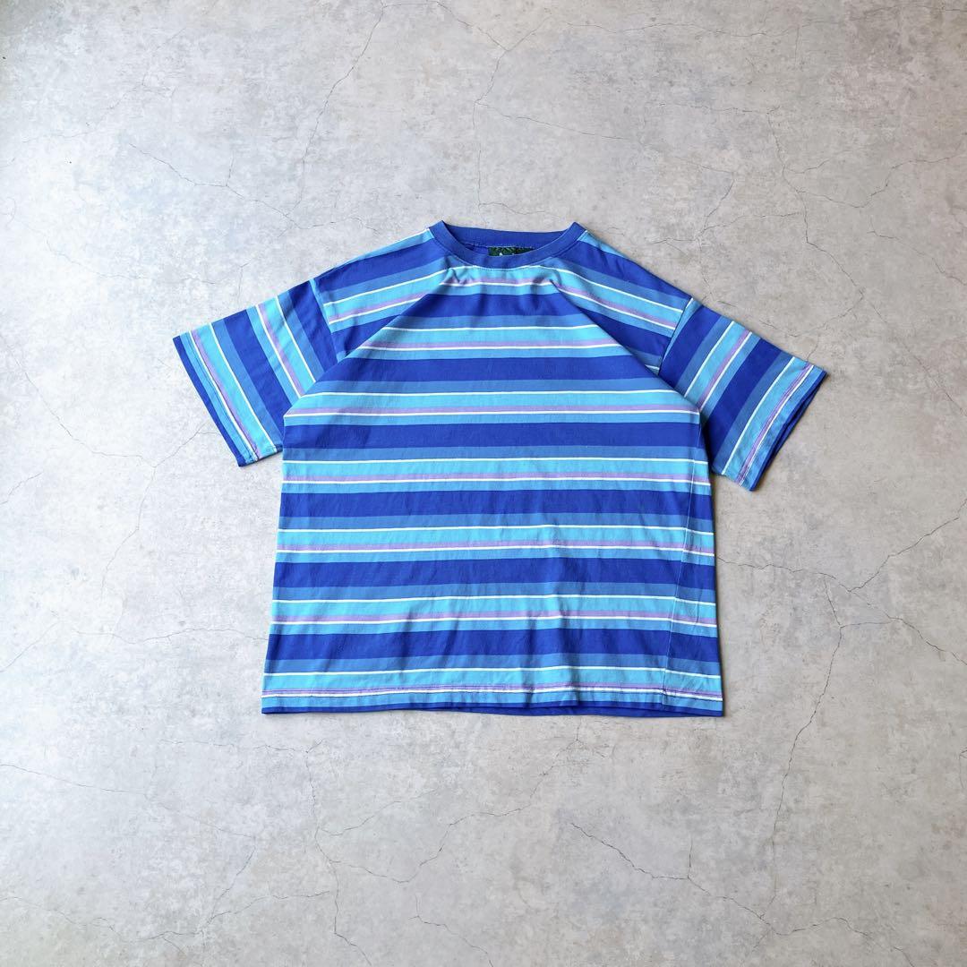90s USA製 archive ボーダーTシャツ サーフ 好配色 アメリカ製