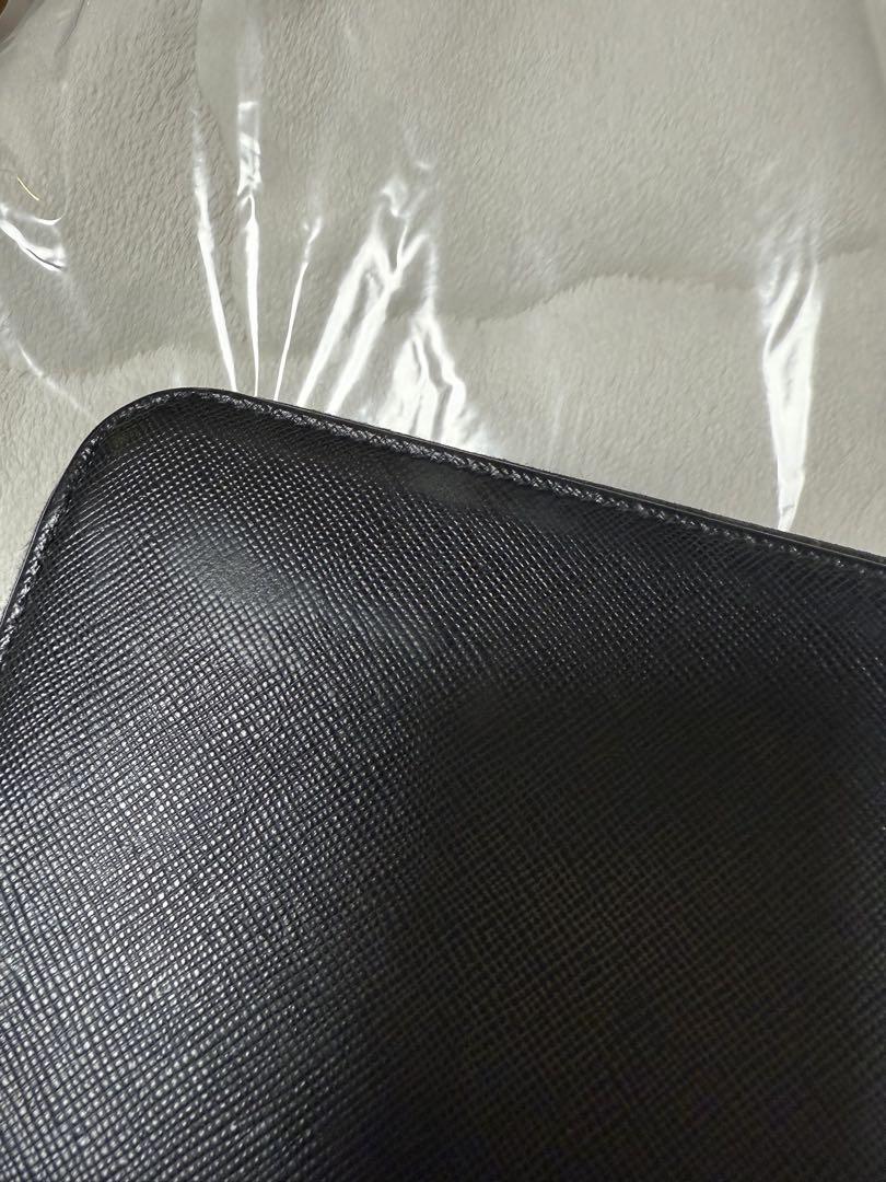 【PRADA】 サフィアーノレザー 長財布 黒