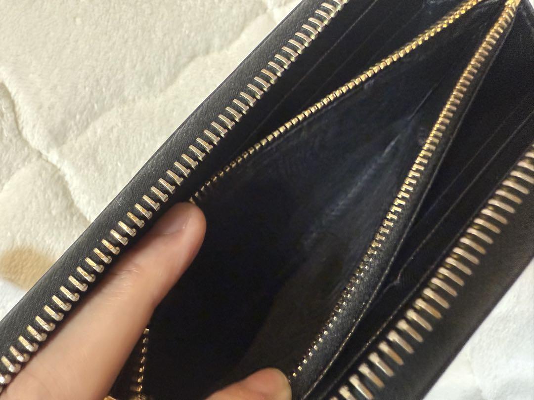【PRADA】 サフィアーノレザー 長財布 黒
