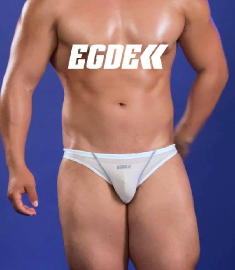 EGDE AEROVAIL SWIMBIKINI XL ホワイト 透け感 水着