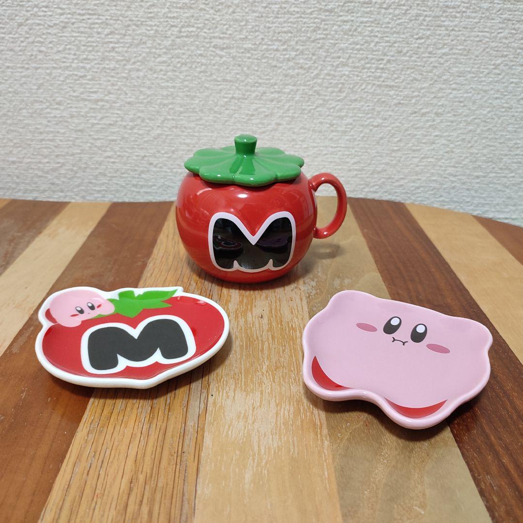 星のカービィ　一番くじ　マキシムトマト　マグカップ　はらぺこ小皿2個セット