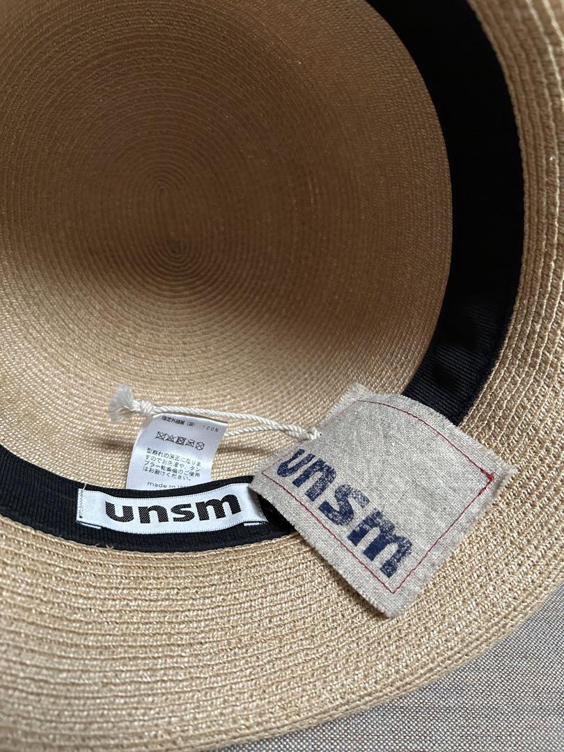 麦わら帽子　国産　高級　Unsm Moonhat 【ナチュラル】 麦わら帽子 国産 高級 Unsm Moonhat 【ナチュラル】 帽子