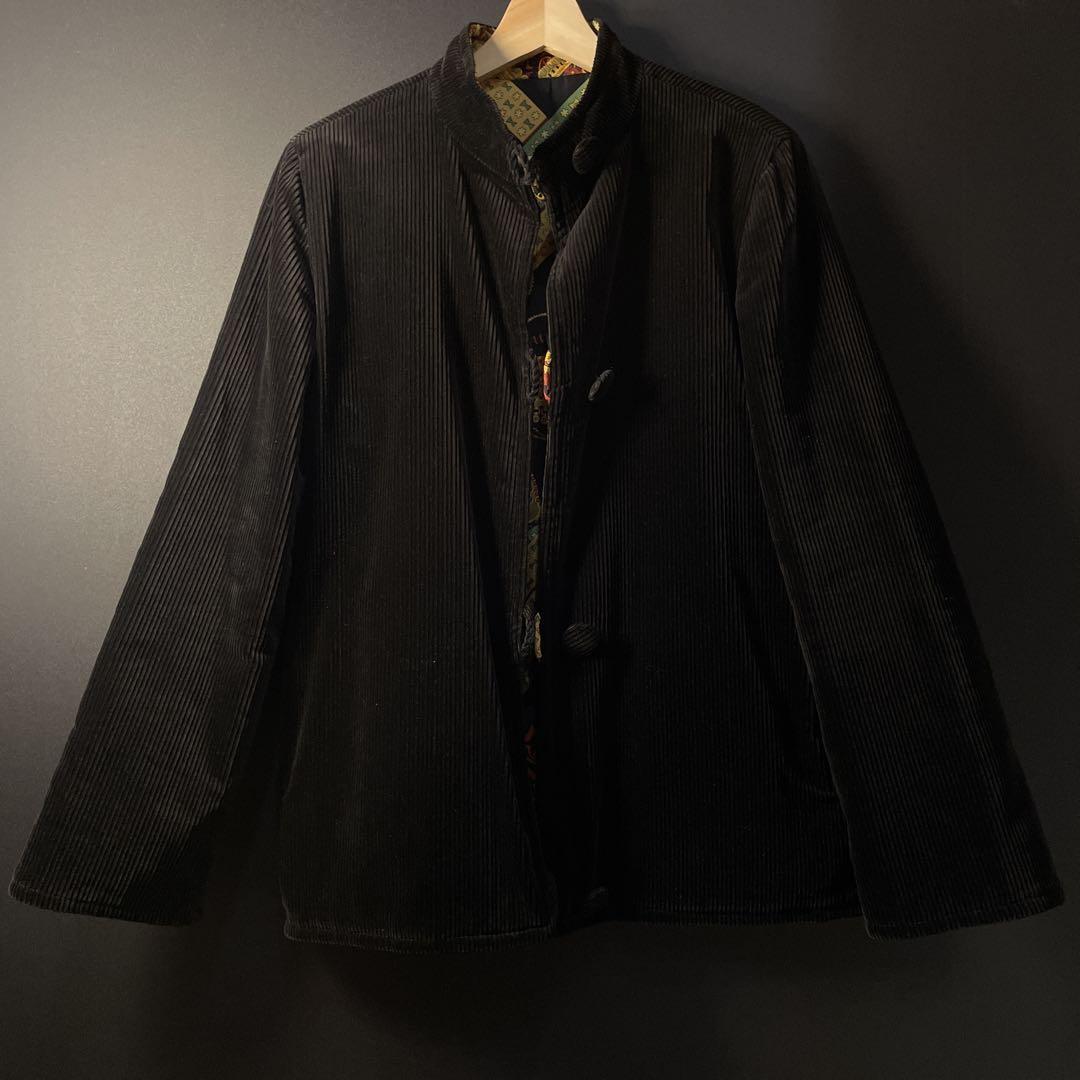 エルメスリバーシブルブルゾンシルクコーデュロイarnys godard