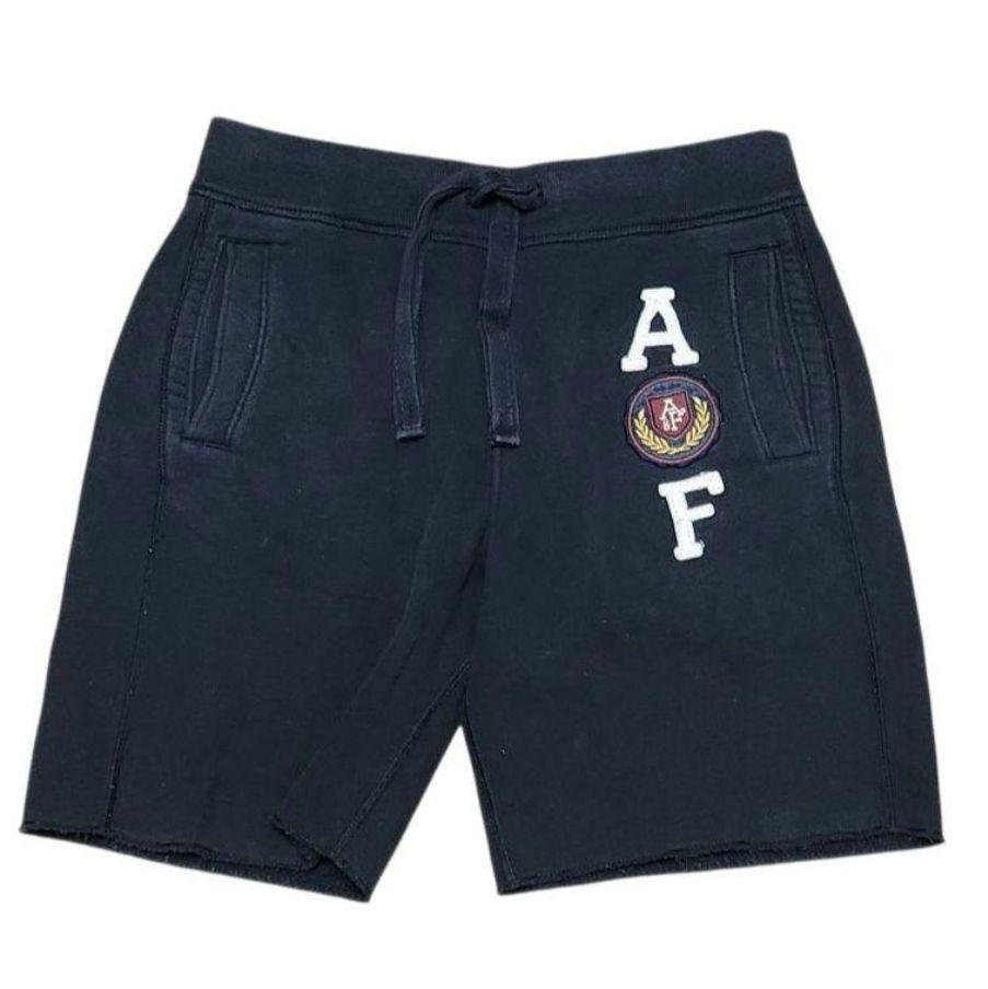 アバクロ AF 刺繍ロゴ ショートパンツ M 紺 - メルカリ