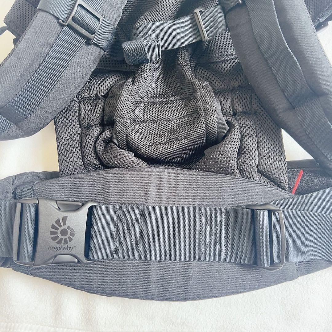 美品 ergobaby ADAPT クールエア 抱っこひも ブラック 説明書付き