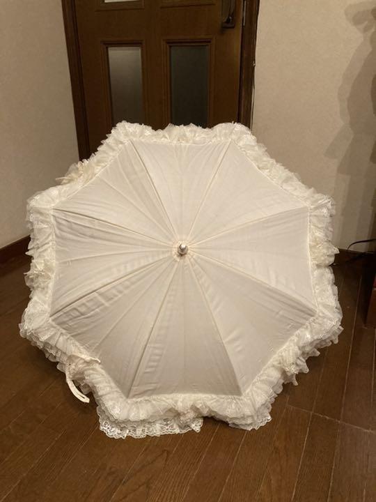 【lomさま専用】La Luce 日傘 レース フリル 姫系 【lomさま専用】La Luce 日傘 レース フリル 姫系