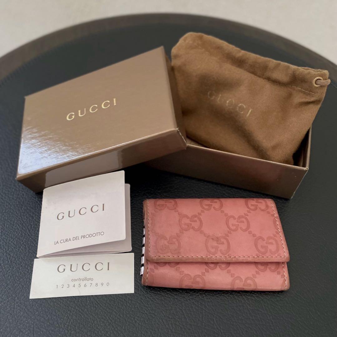 GUCCI グッチ グッチシマ キーホルダー GG 箱付き 完品 GUCCI グッチ グッチシマ キーホルダー GG 箱付き 完品