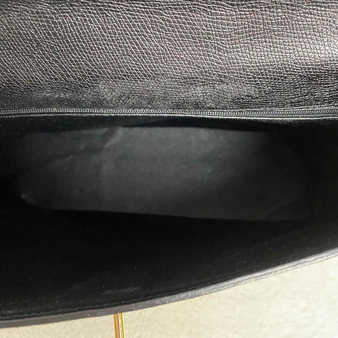 【美品☆高級】ヘンリーハイクラス ケリー ハンドバッグ ブラック フォーマル 【美品☆高級】ヘンリーハイクラス ケリー ハンドバッグ ブラック フォーマル