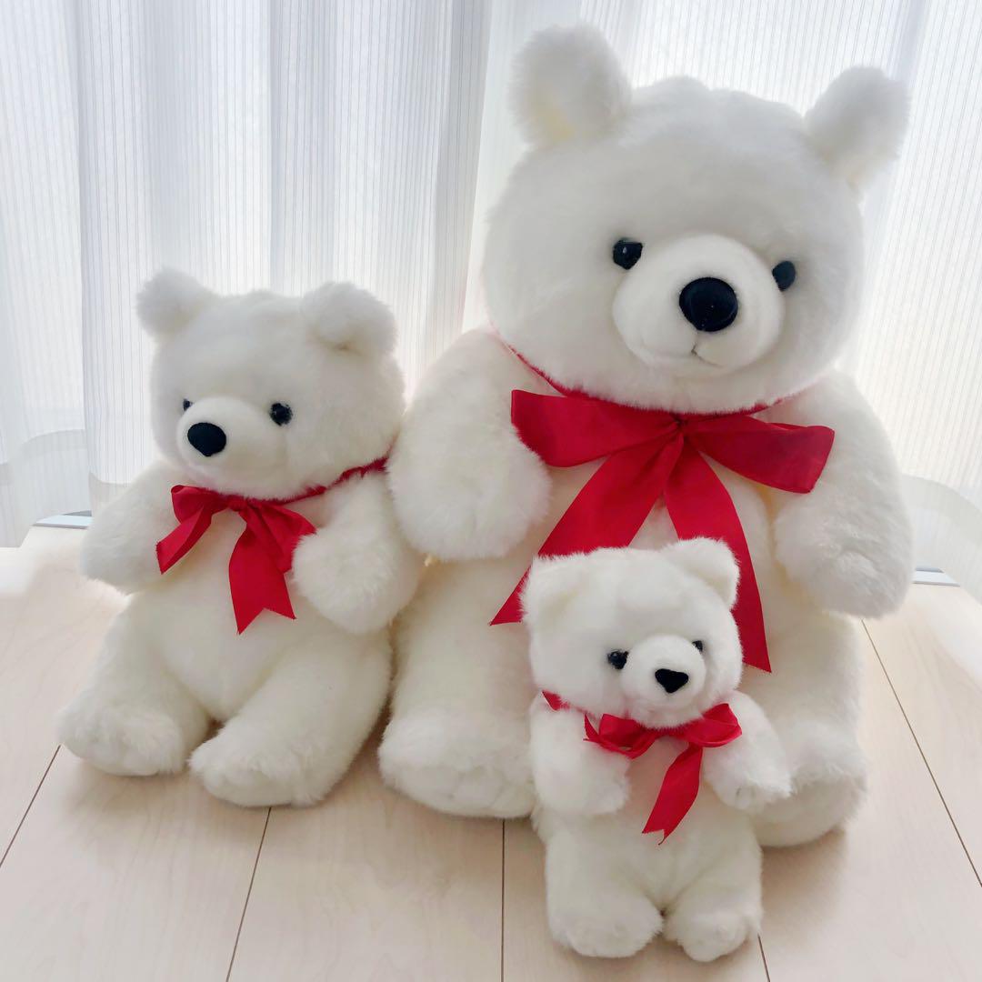 ひ*）様 白熊　しろくま　ぬいぐるみ　セット