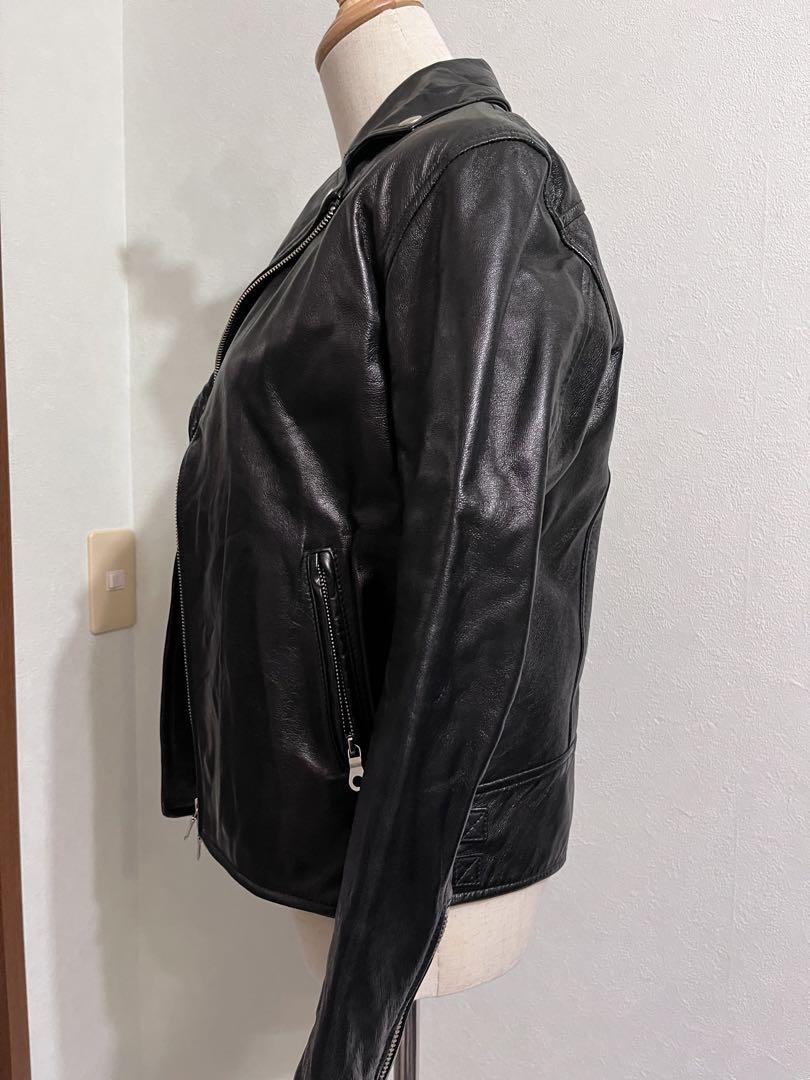 本革ラムレザー ライダース JEANASIS フリーサイズ レザージャケット