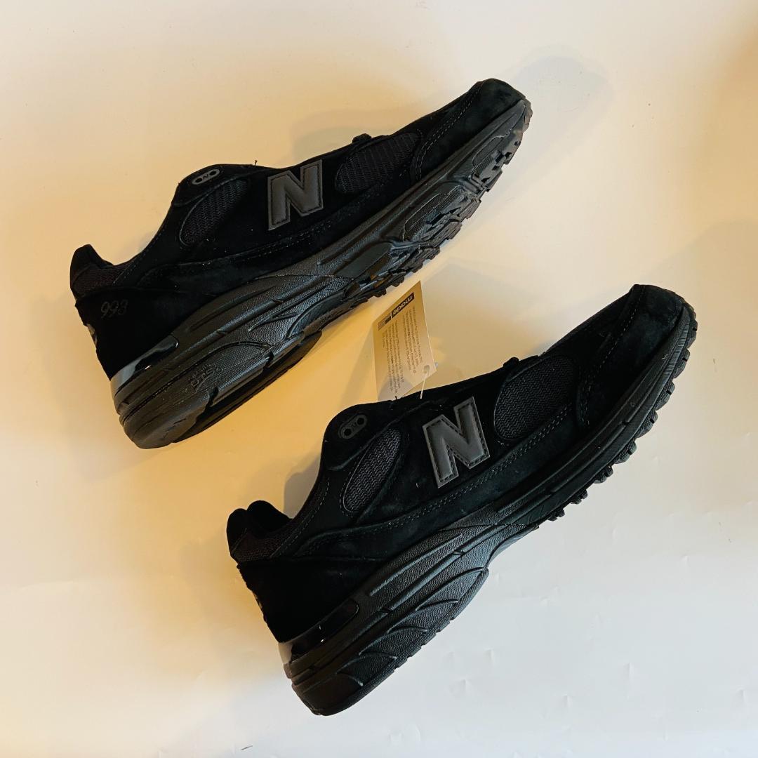 国産人気 新品未使用 US9.5 27.5cm ニューバランス 993 オールブラック 3DCI2-m58371969358 新品送料無料