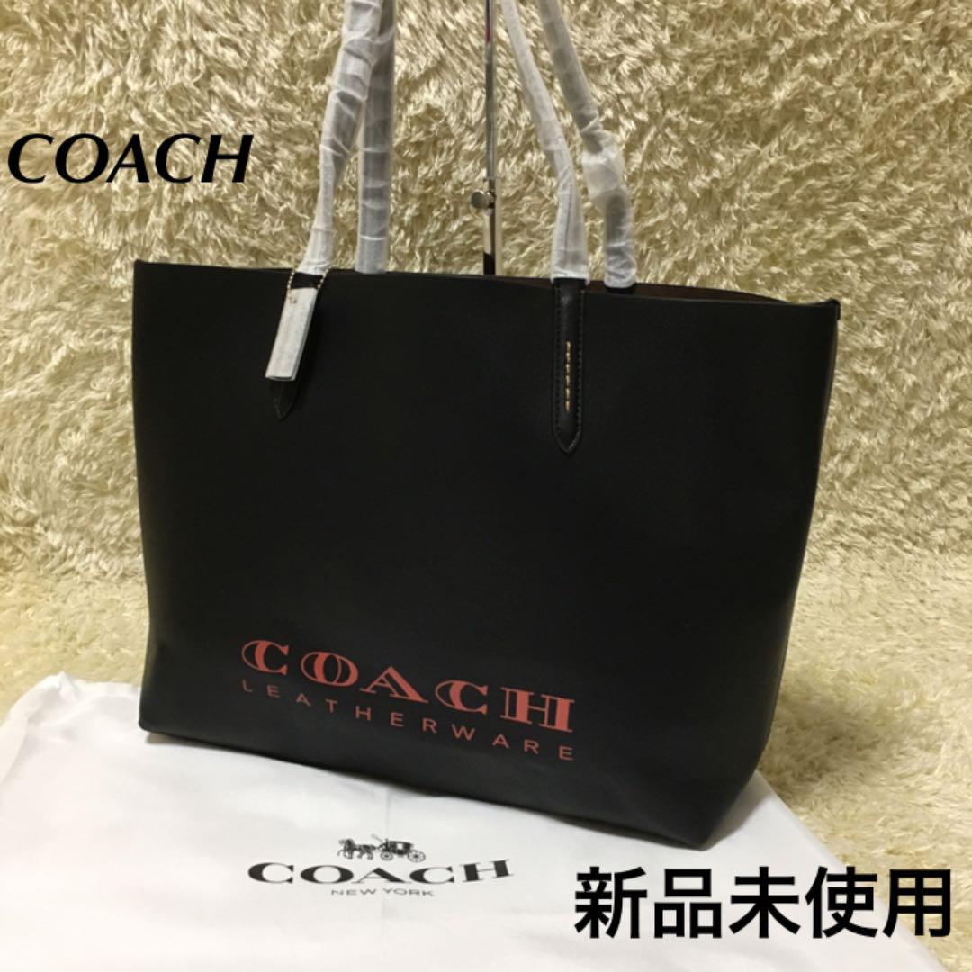 格安販売中 コーチ ビックロゴ ハイライン クロスグレイン トートバッグ バッグ