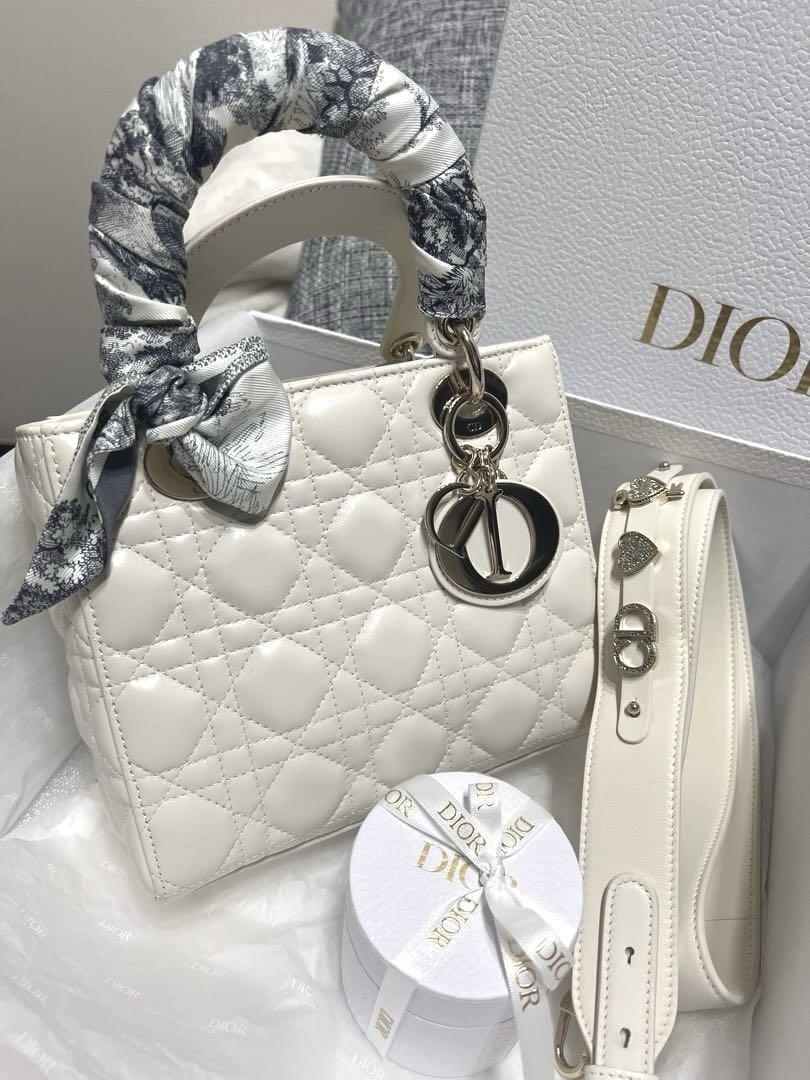 Dior レディディオール ホワイト スモール
