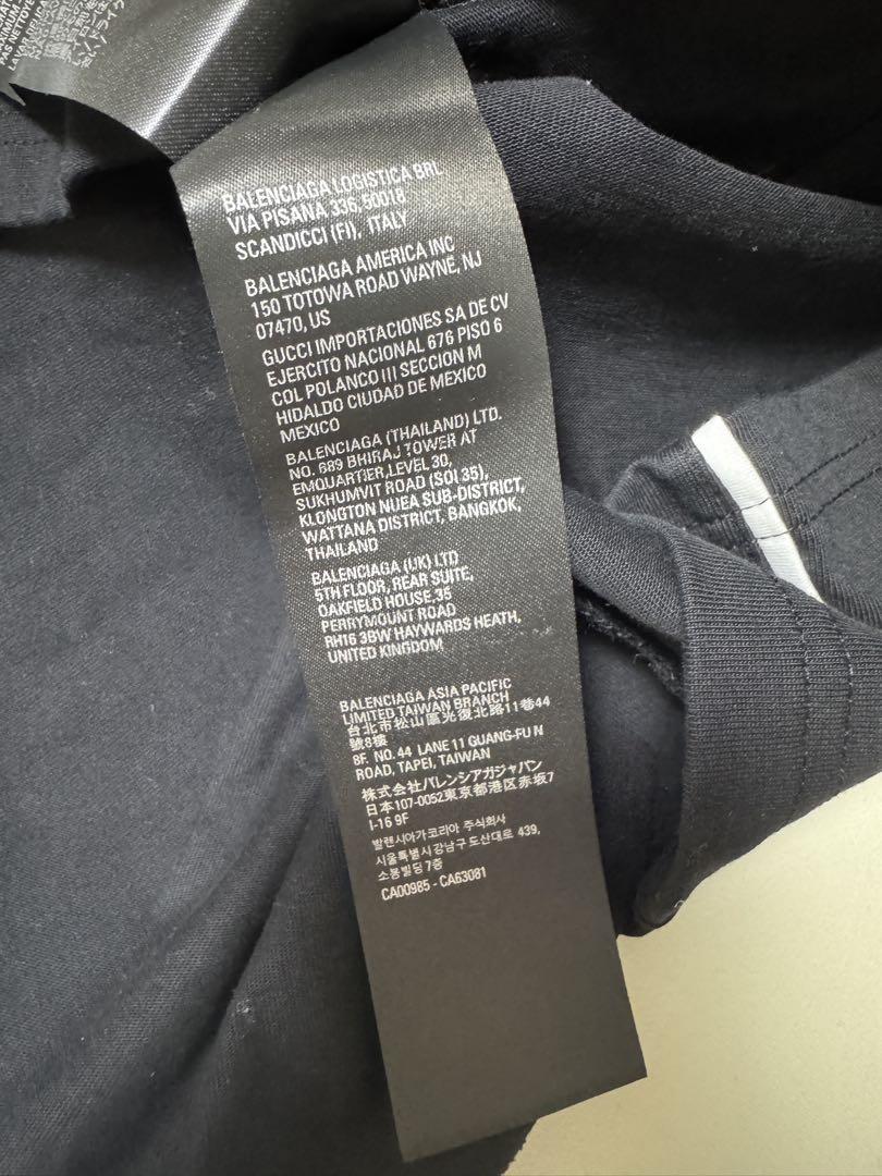Balenciaga Paris soccar ロングスリーブ Tシャツ