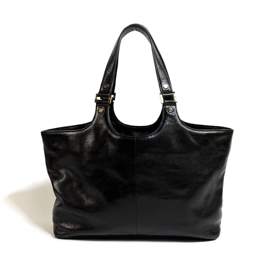 贅沢品 ハンドバッグ レザー 美品】トリーバーチ ロゴ 保存袋 A4収納可 バッグ