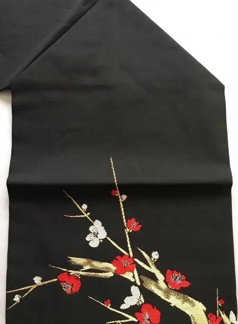 紅白梅 正絹名古屋