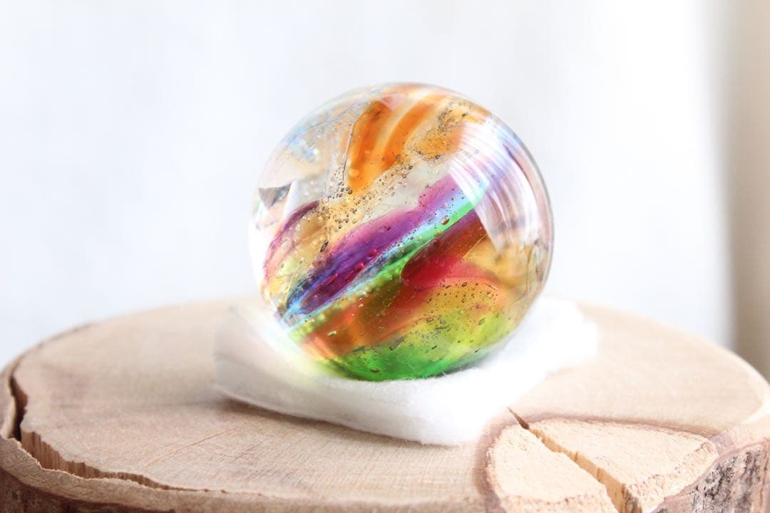 シエラネバダ産アンダラクリスタル　スフィア　マルチカラー