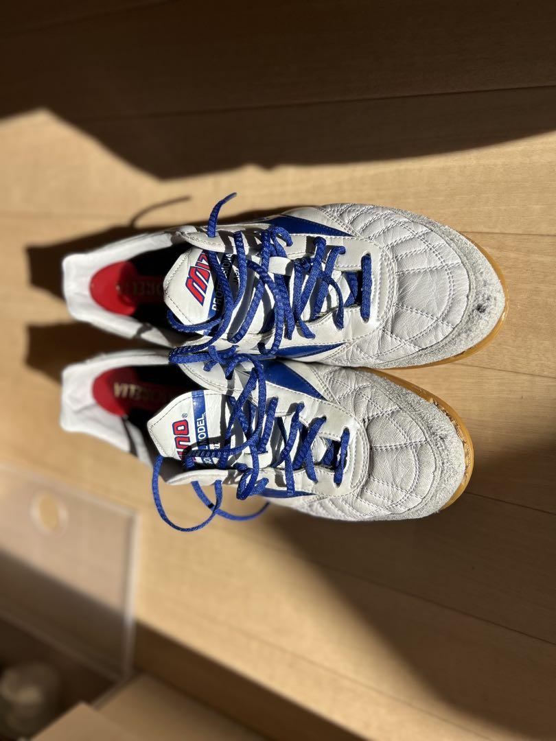 MIZUNO モレリア フットサルシューズ ホワイト/ブルー
