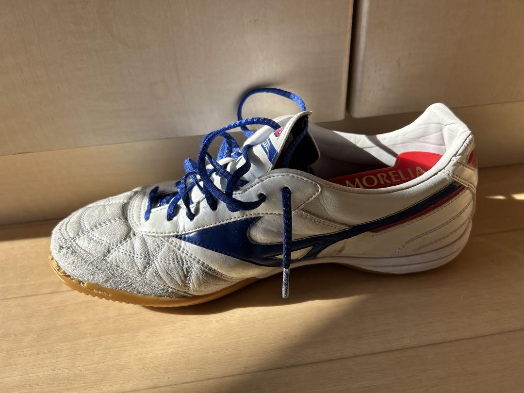 MIZUNO モレリア フットサルシューズ ホワイト/ブルー