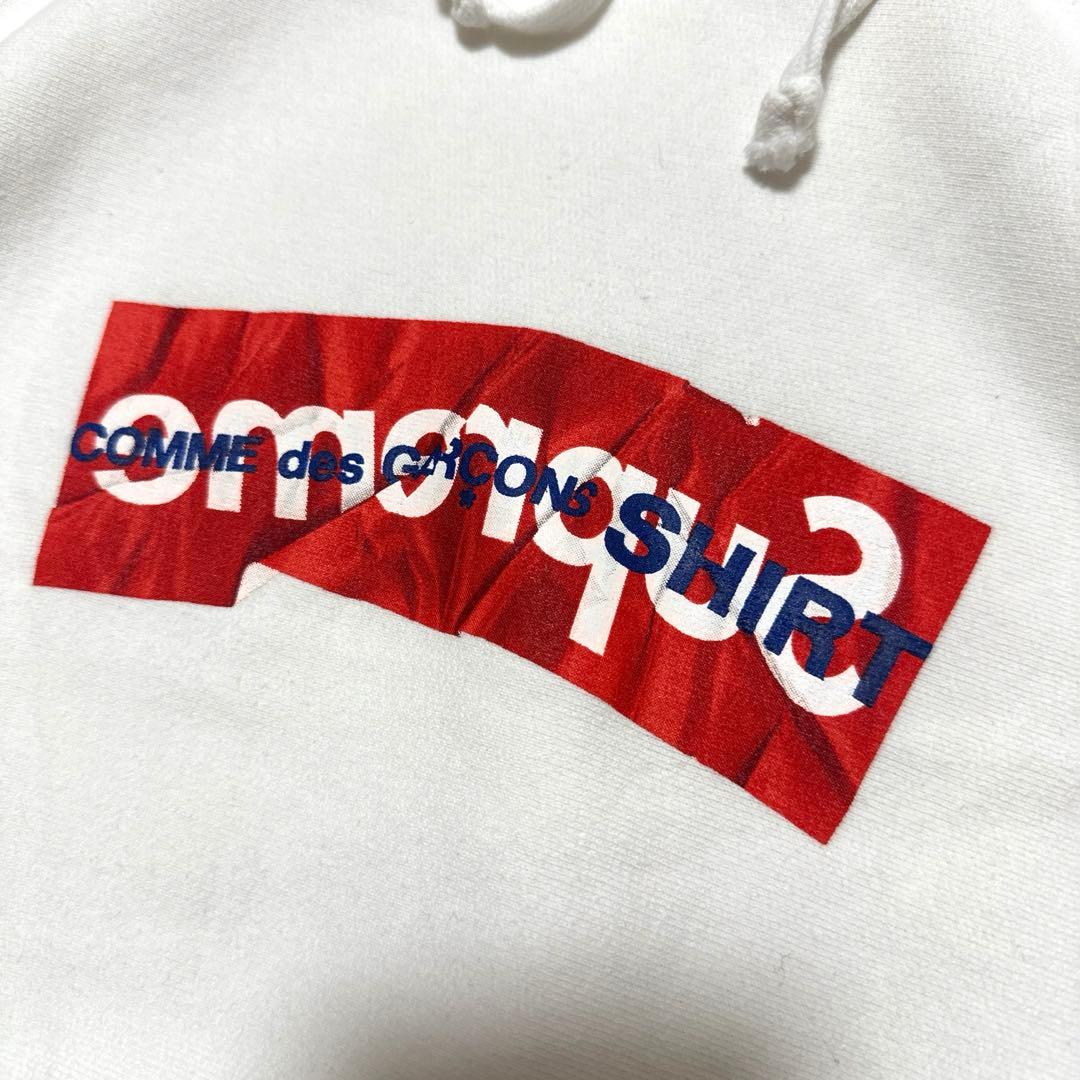 Supreme COMME des GARCONS ボックスロゴ パーカー XL Supreme COMME des GARCONS ボックスロゴ パーカー XL