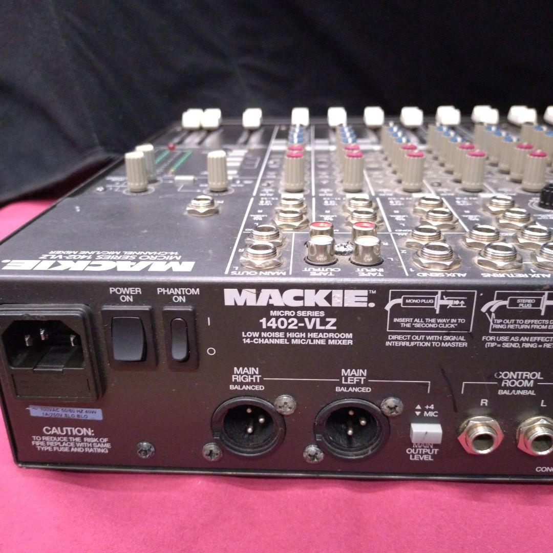 中古 MACKIE 1402-VLZ 14チャンネルアナログミキサー