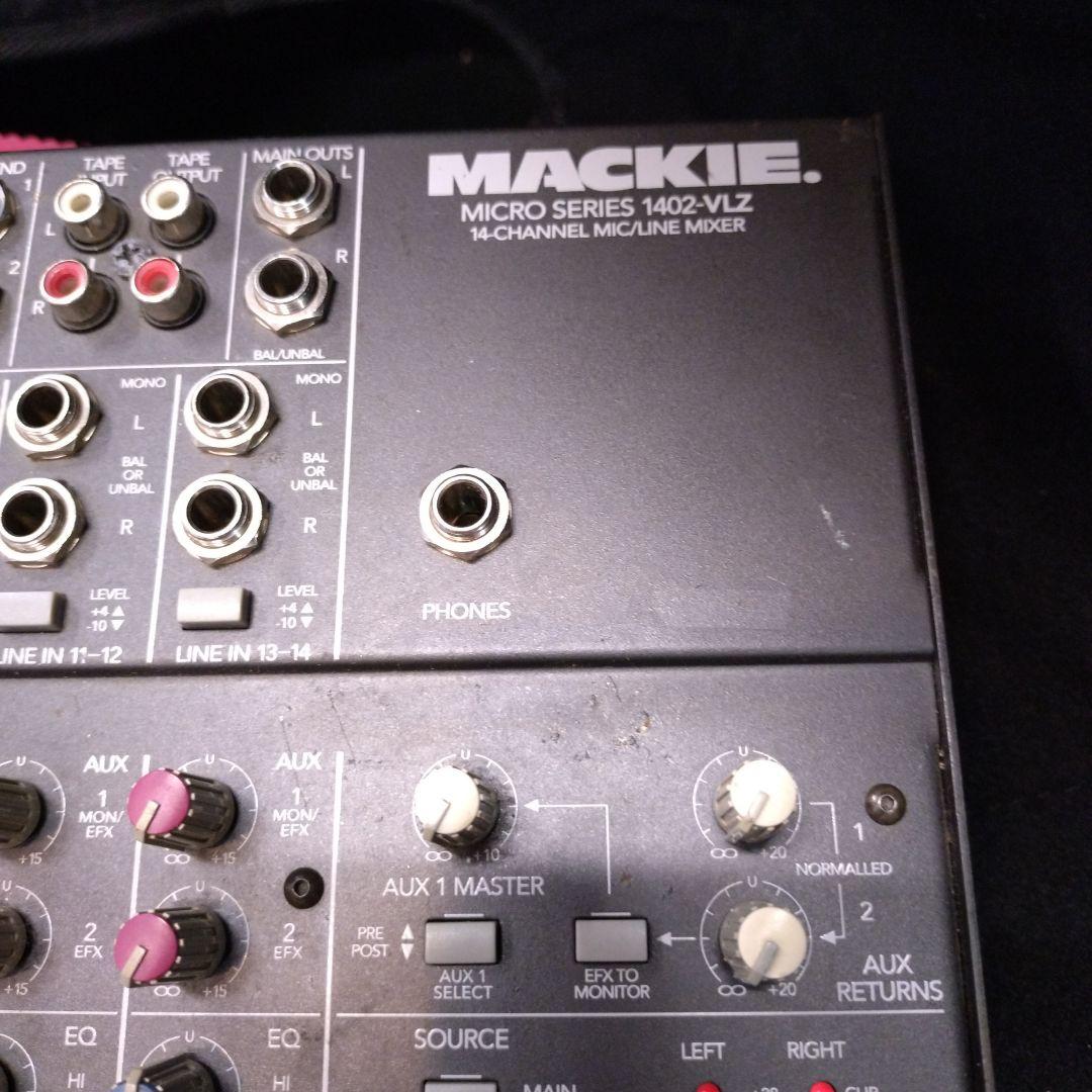 中古 MACKIE 1402-VLZ 14チャンネルアナログミキサー