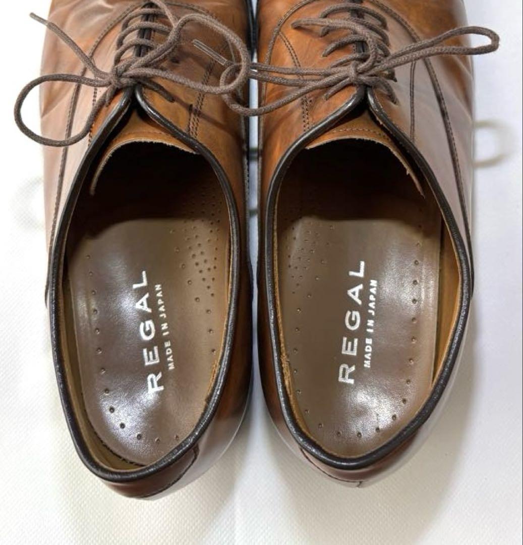 美品】 REGAL ストレートチップ ビジネス 315R ブラウン
