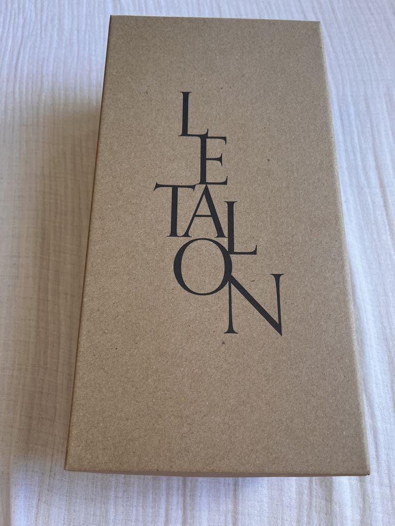 LE TARON ルタロン　現行品　チュールドットリボンオペラフラット
