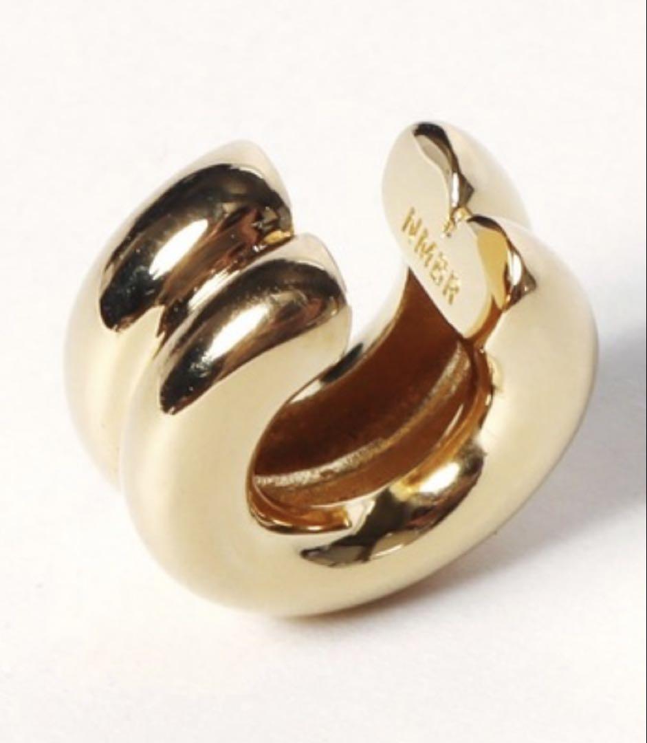 NUMBERING/ナンバリング Double Pipe Ear Cuff