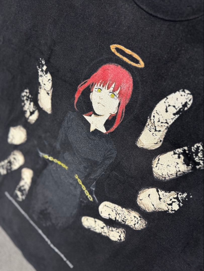 チェンソーマン アニメTシャツ マキマfadeblackXL LL
