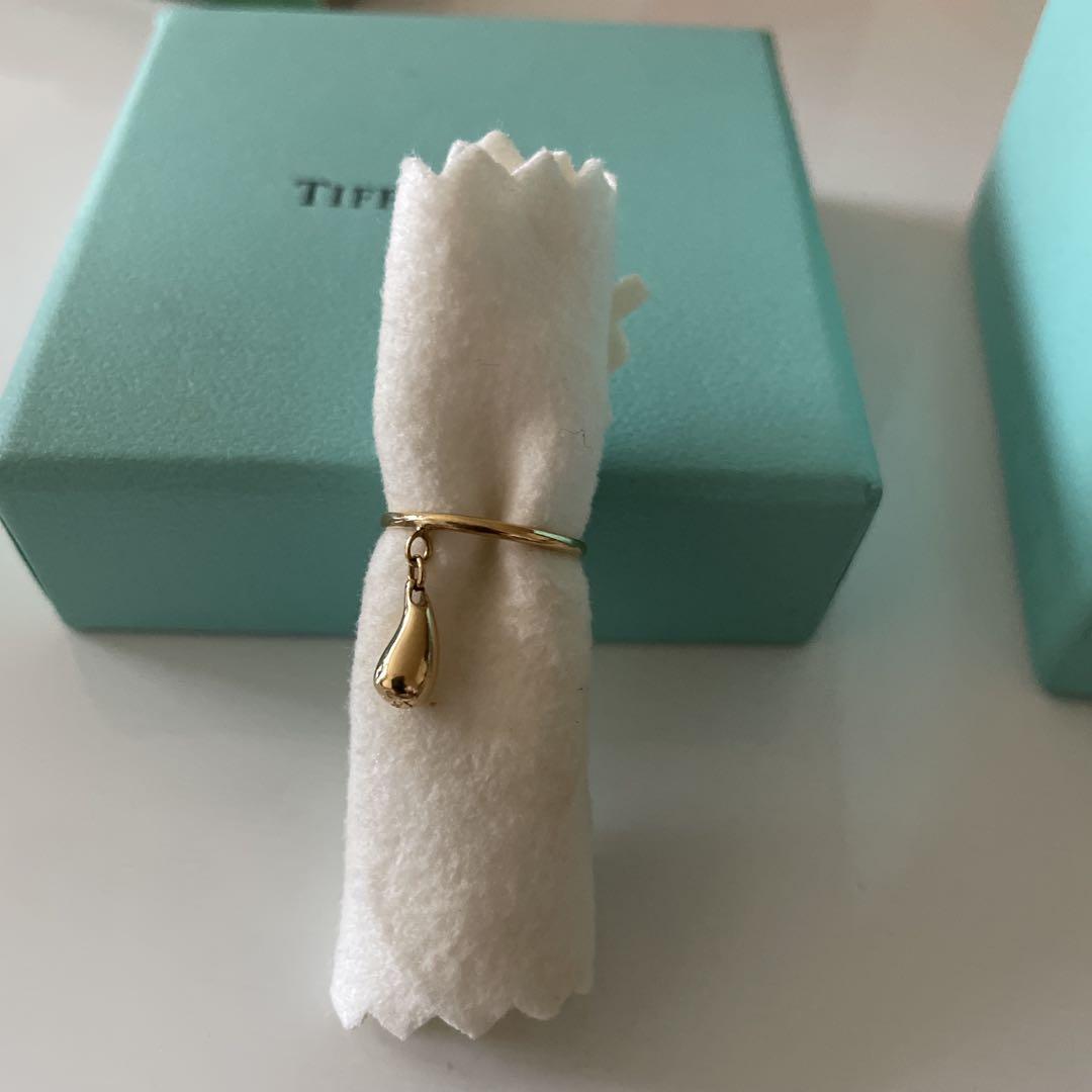 【美品】【破格！】Tiffany & Co. ゴールド　ティアドロップ