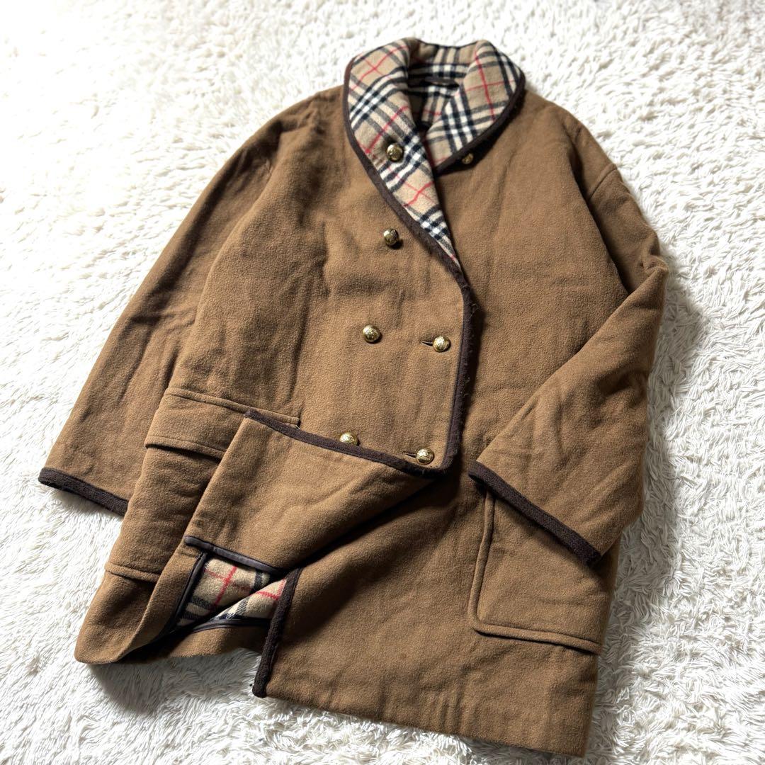 新入荷 希少 Burberry´s バーバリー ショールカラー コート 金釦 ジャケット・アウター