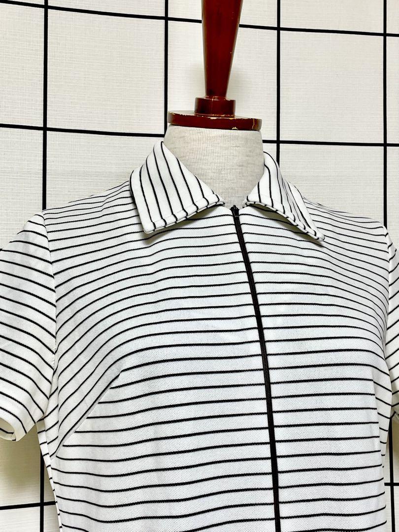 古着ヴィンテージvintage ワンピースボーダーパステルUSA製