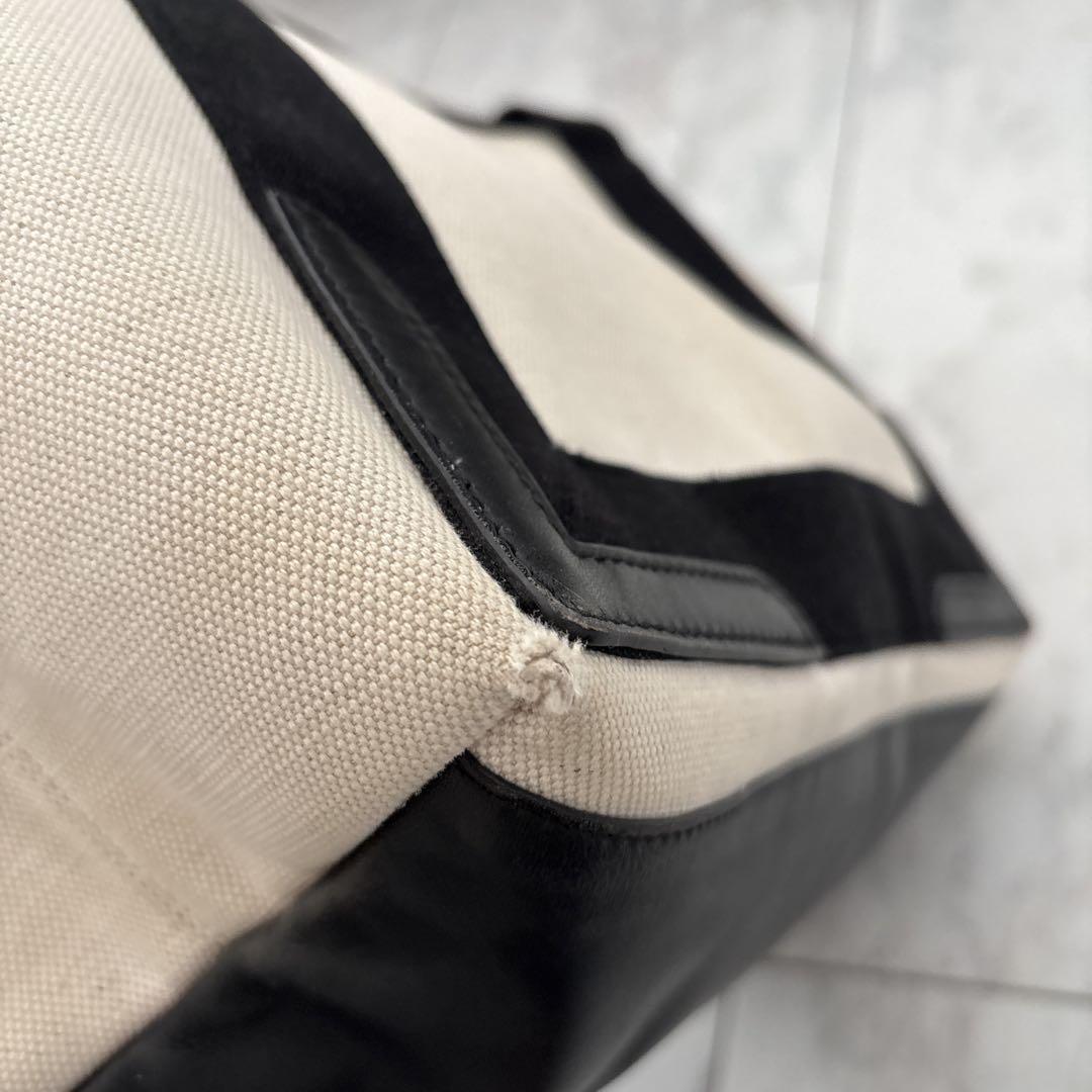 BALENCIAGA トートバッグ アイボリー/ブラック