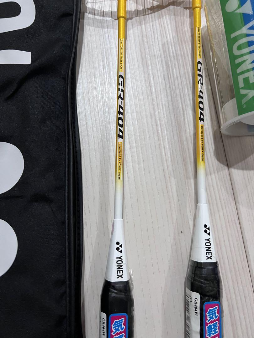新品　YONEX ヨネックス GR-404 バトミントンラケット シャトルセット
