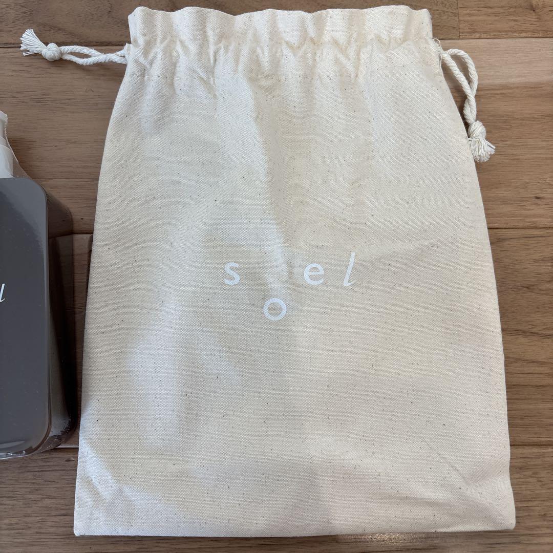 soel リビングオイルシャンプー　リンス　巾着袋付