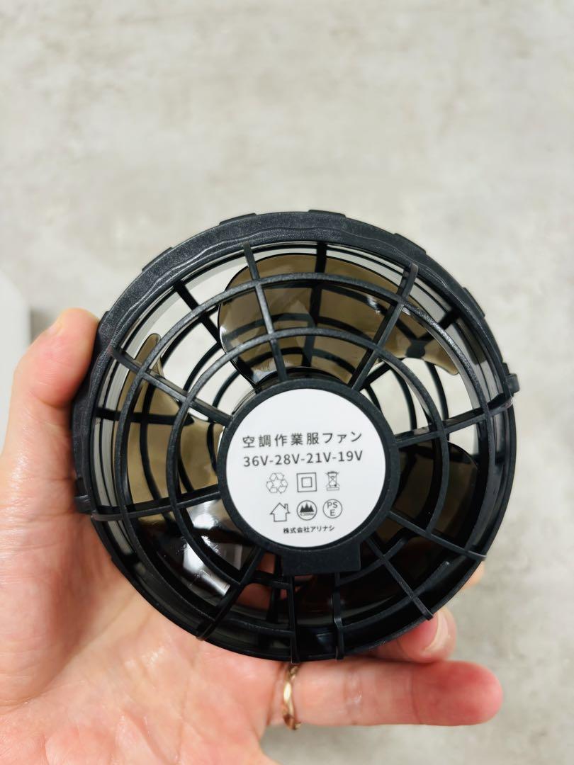 空調作業服 ファンバッテリーセット 36V超高出力 40000mAh大容量