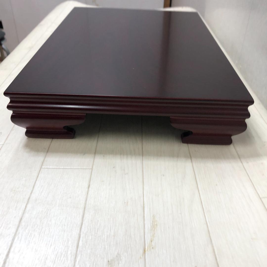 花台 紫檀調 木製飾台 盆栽台 茶道具 華道具 250927 WWW_OLIVIERBERNSTEIN_COM