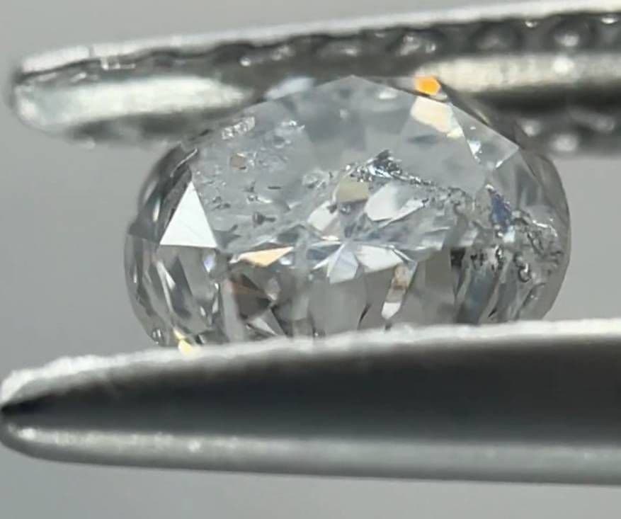 天然ダイヤモンドルース 裸石 D0.588ct I I2 POOR 中央宝石研究 天然ダイヤモンドルース 裸石 D0.588ct I I2 POOR 中央宝石研究