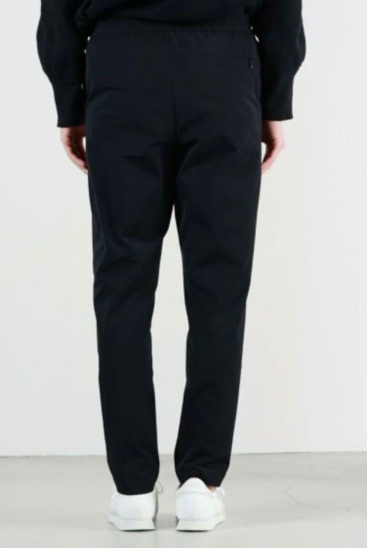 HYKE パンツ TASLAN TAPERED PANTS 黒 1 レディース