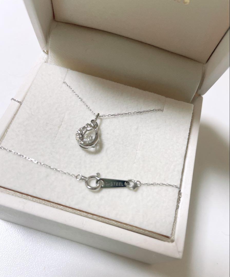 サマンサティアラ K18 WG Infinity Love Knot ネックレス