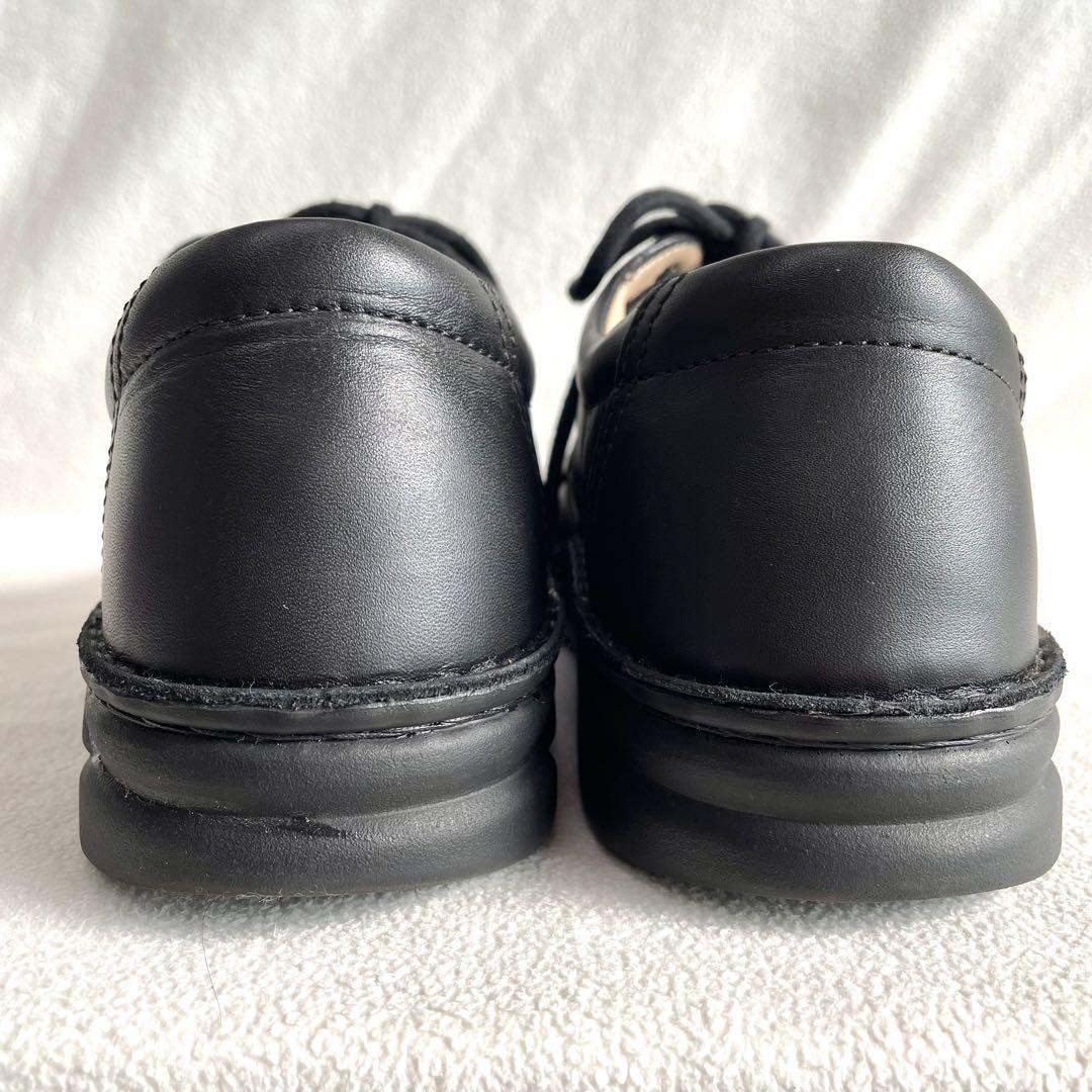 極美品】フィンコンフォート プレーントゥ レザー ブラック
