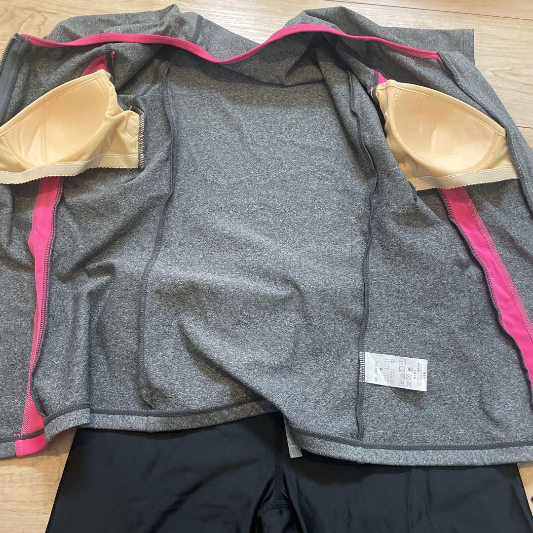 新品未使用　Nike スポーツ用水着 Mサイズ グレー/ピンク